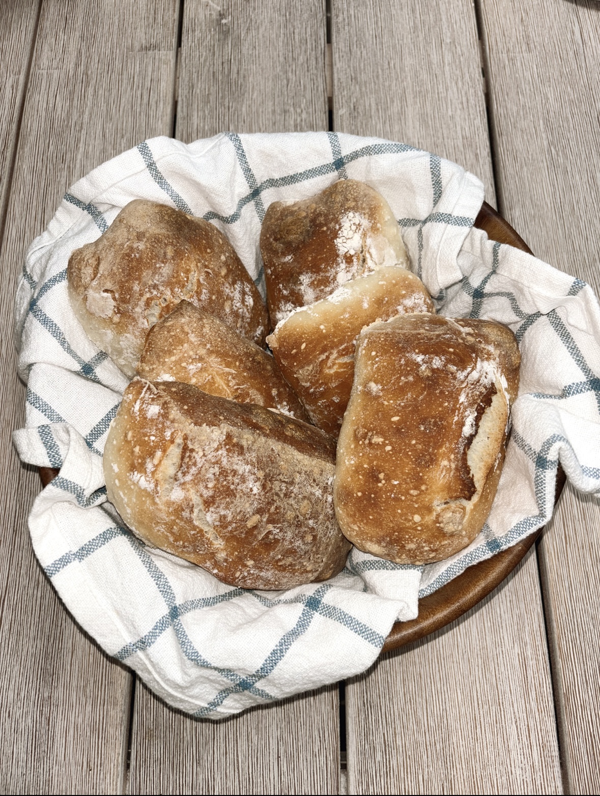 Sourdough Ciabatta Rolls