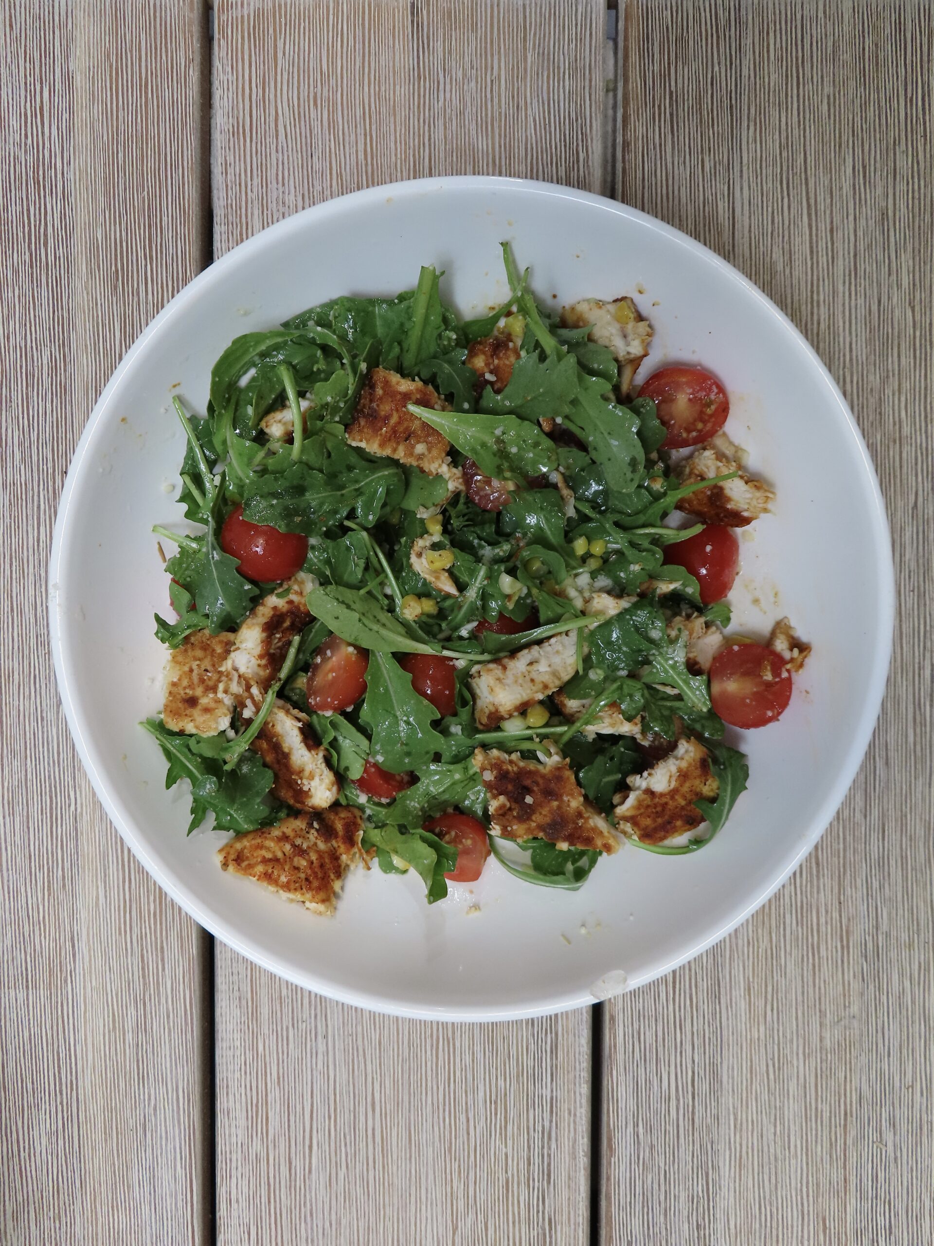 Refreshing Chicken Arugula Salad