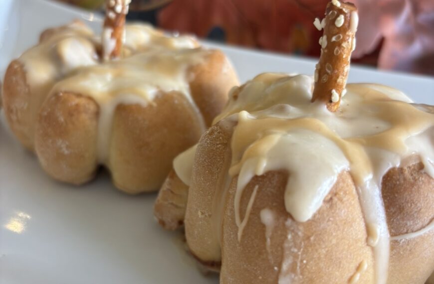 Pumpkin Patch Cinnamon Rolls