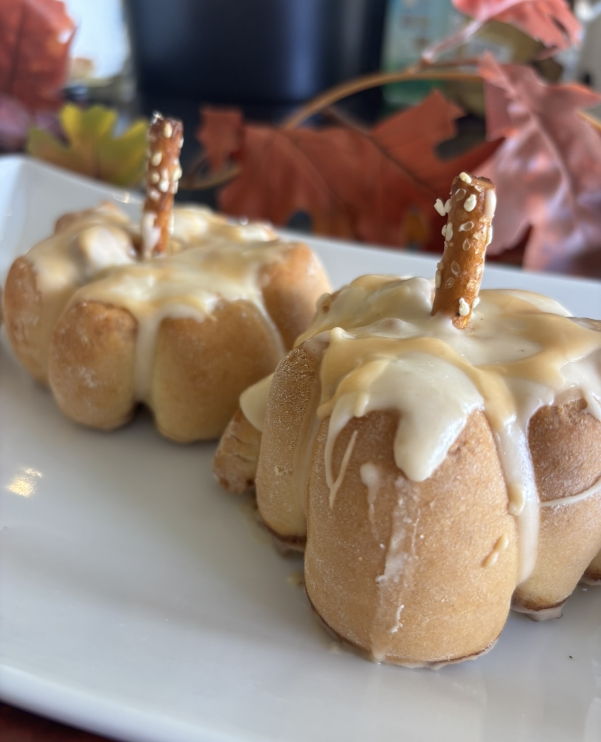 Pumpkin Patch Cinnamon Rolls