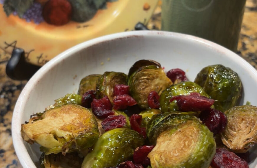 Maple Glazed Brussels Sprouts
