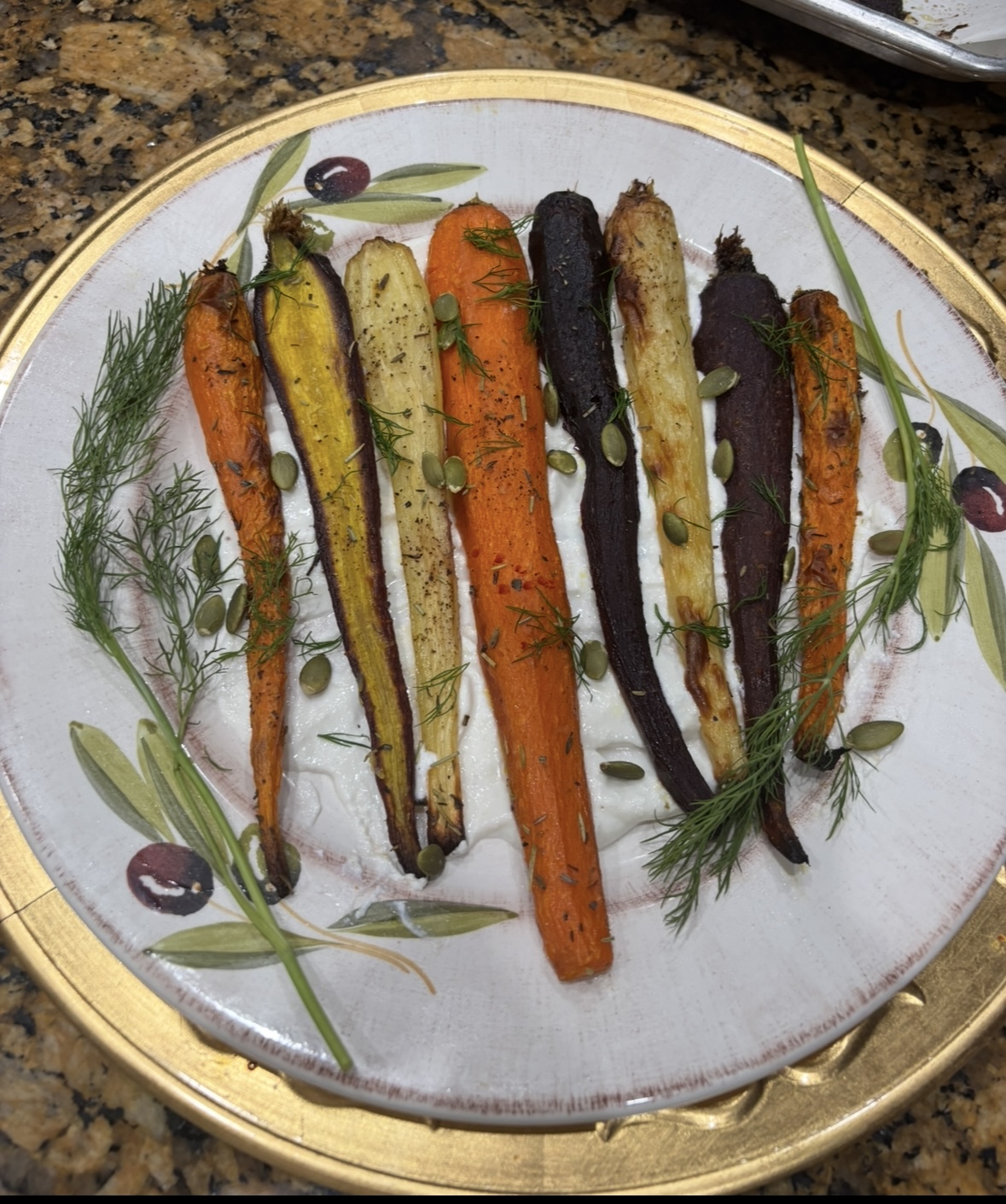Whipped Cottage Cheese and Maple Glazed Carrots