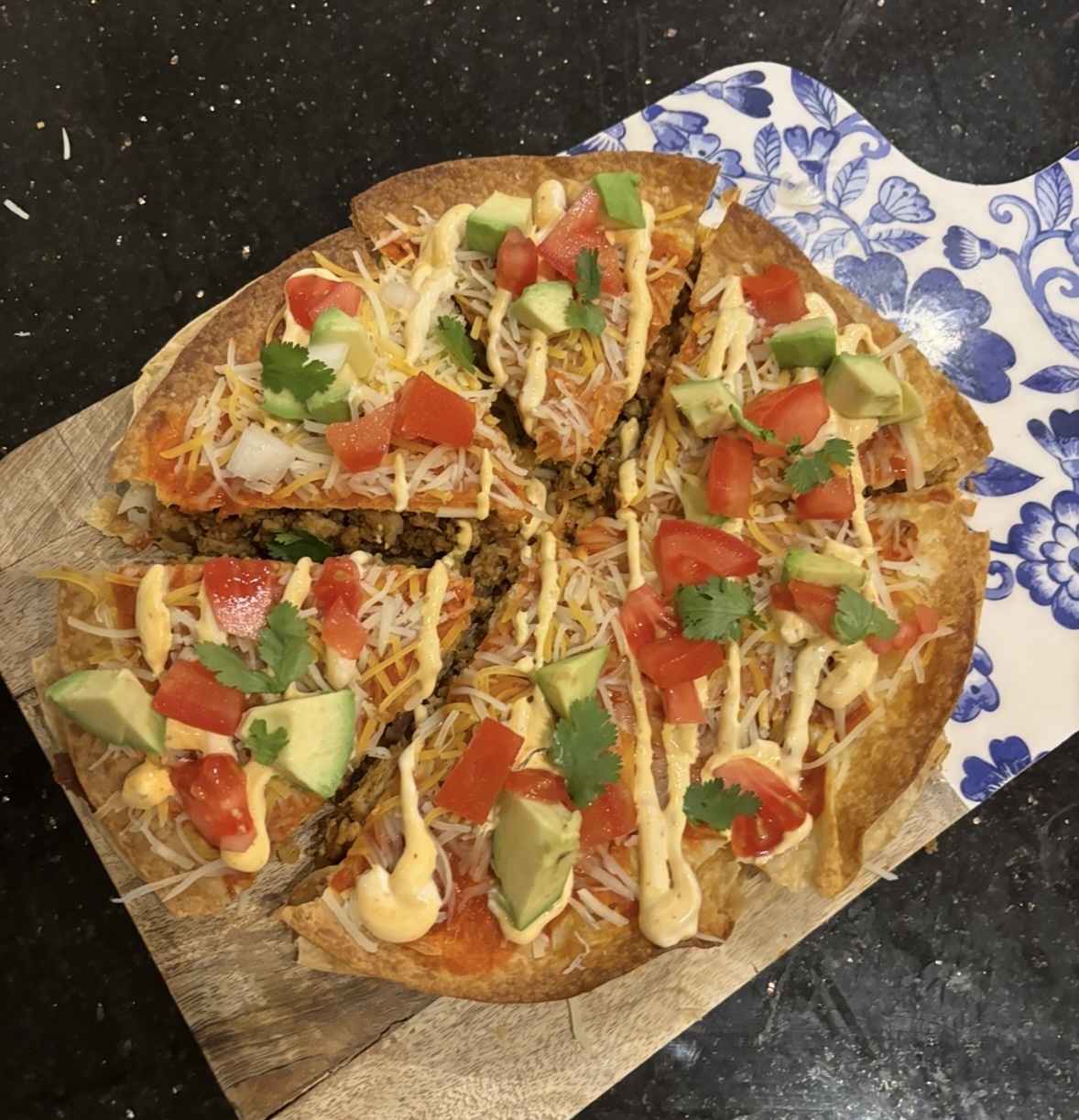 Chicken Mexican Pizza