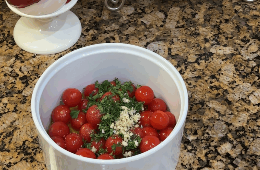Bursted Tomato Burrata Dip
