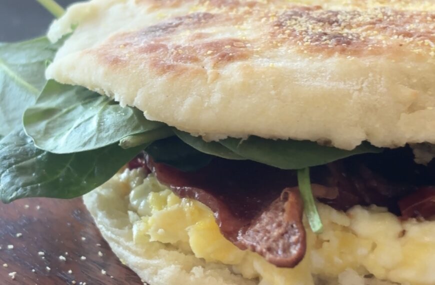 Veggie & Feta Breakfast Muffin