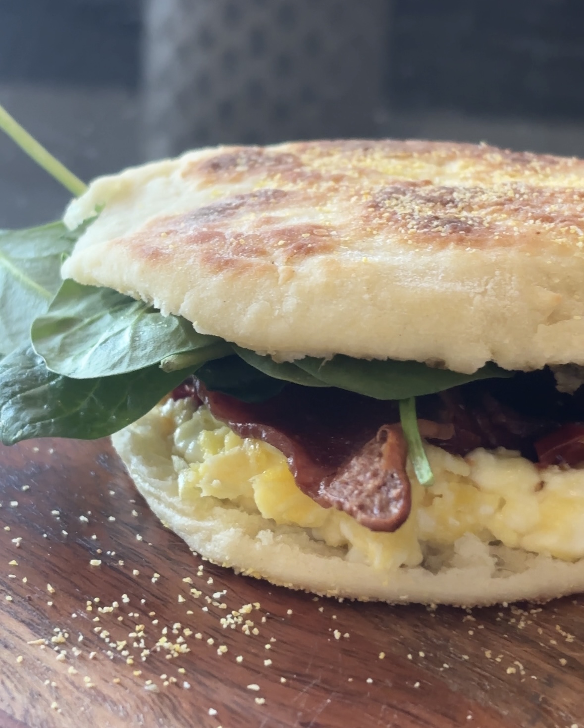 Veggie & Feta Breakfast Muffin