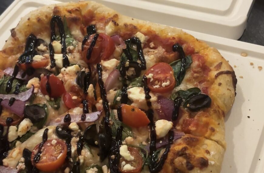 Sourdough Pizza (in oven)